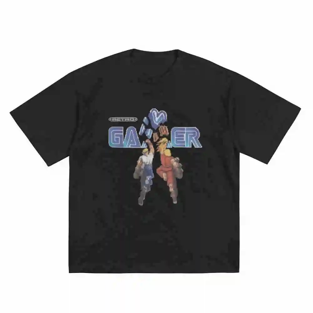 Streets Of Rage Mega Drive 16 Bit Video Game Short Sleeve Tee 100% Cotton T-Shirt