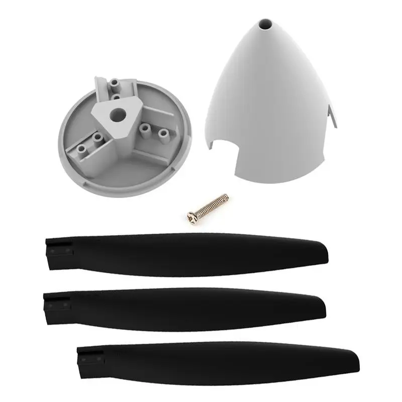 Kit de hélice de avión, avión RC 14,5 x 7 x 3 pulgadas Juego de hélice de 3 aspas para avión Cessna 182 RC de 2000 mm de envergadura