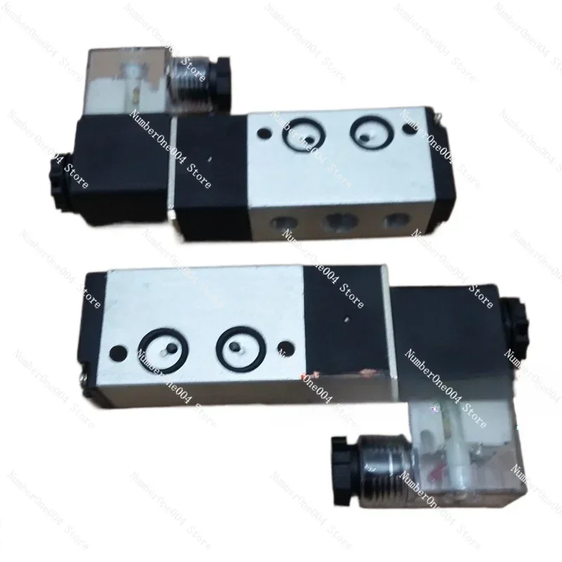 Solenoid Valve Ps200 P5200 Ac220v Dc24v Plate Two-Position Five-Port Air Operated Reversing Valve Horizontal Hole