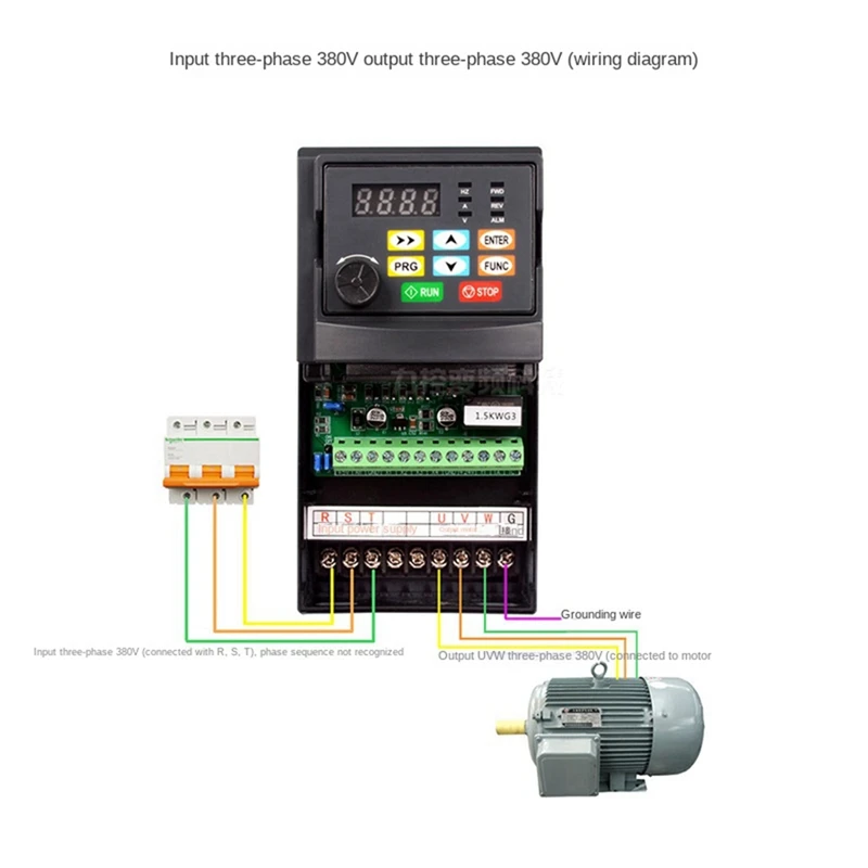 220V-0.75KW 1PH-3PH Frequency Inverter Asynchronous Motor Speed Controller For Fan And Water Pump