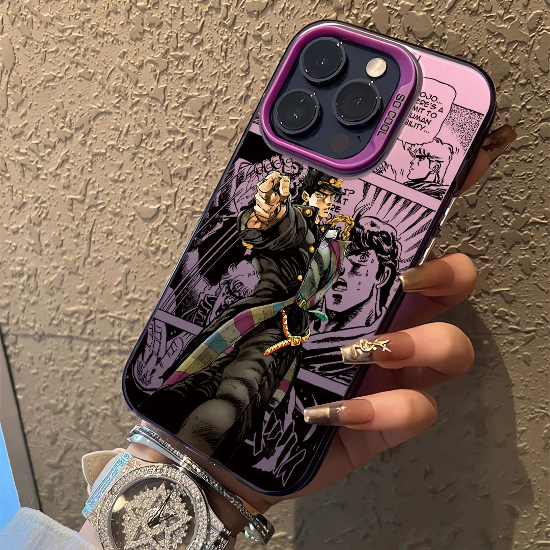 أنيمي جوجوس غريب مغامرات جراب هاتف آيفون 17 16e 16 15 14 13 12 11 Mini Pro Max X XR XSMAX 8 7 Air Plus الغطاء الخلفي #3