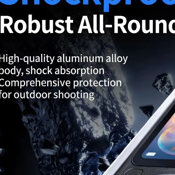 For Insta360 X6 Aluminum Cage Lightweight Graphene Heat Sink Battery Access Type C Charging Magnetic Mount 1/4 Thread