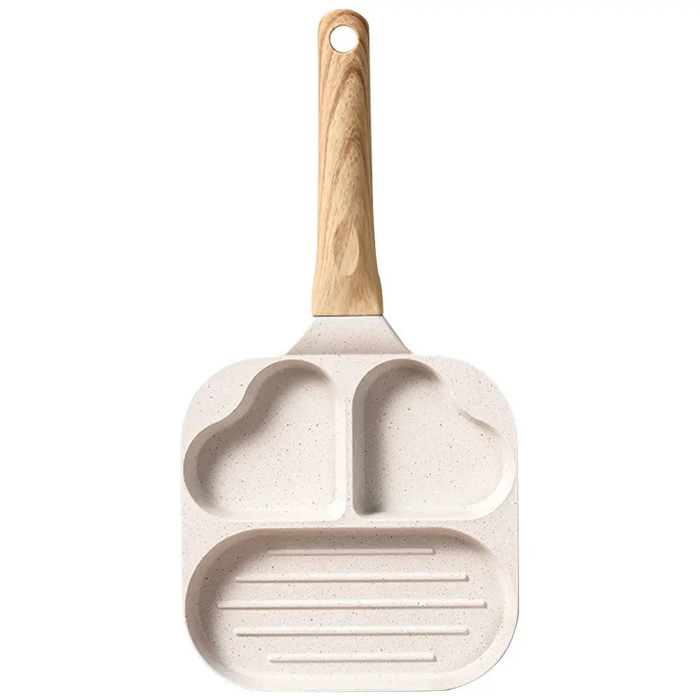 

Adorable Heart-Shaped Pancake Pan Convenient Non-Stick Egg Frying Pan Safe Kitchen Frying Supply for Breakfast Cooking