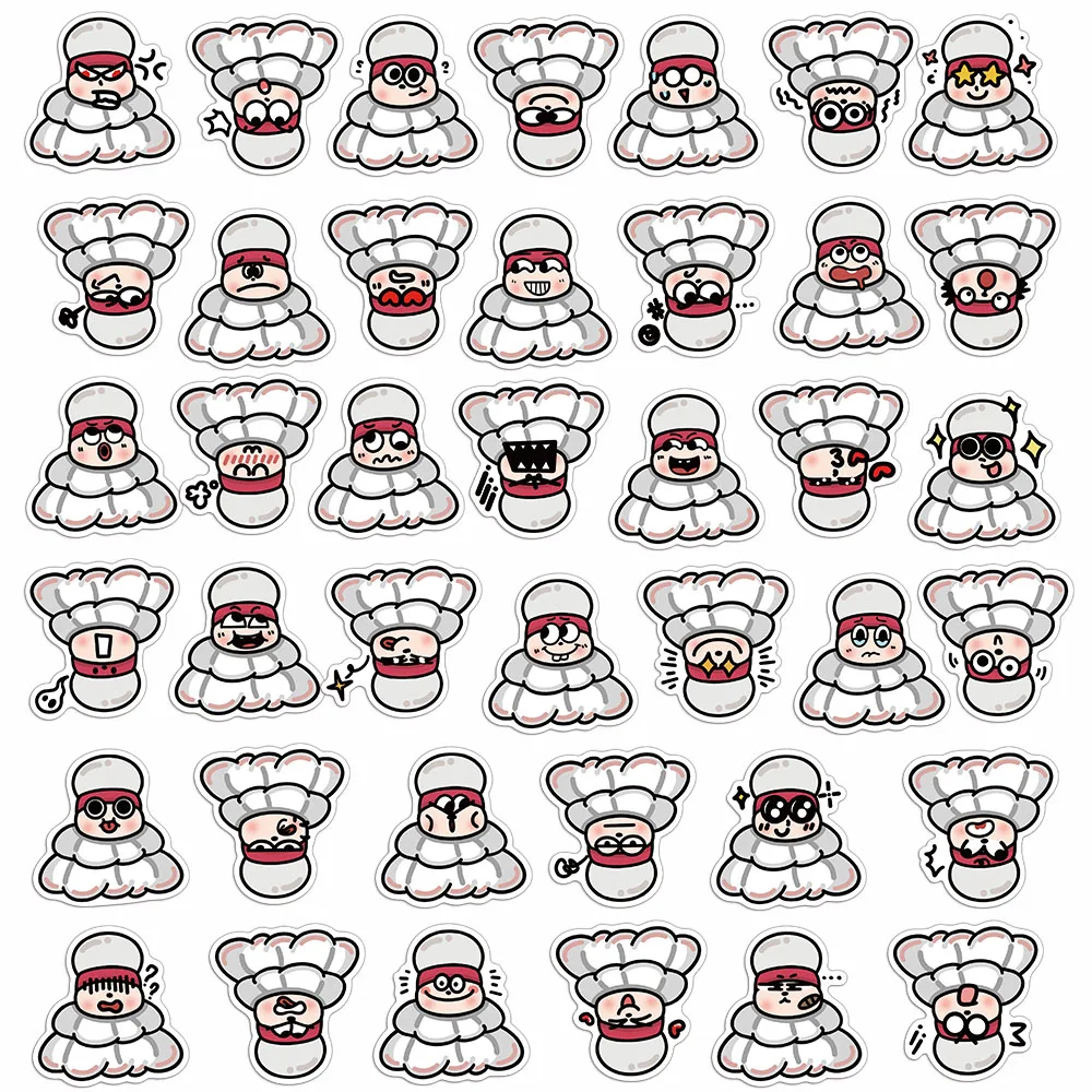 40PCS Creative Badminton Stickers Cartoon Creative Graffiti Niche Pattern Decorative Booklet Waterproof Stickers