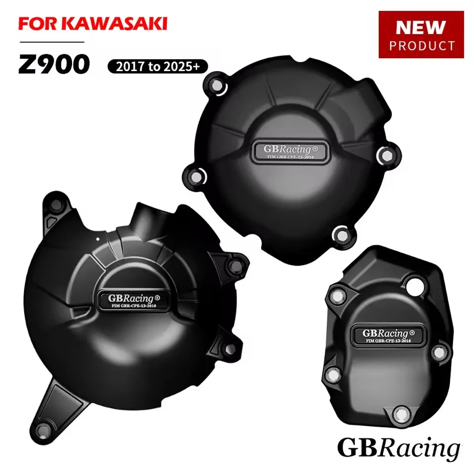 

GBRacing Motorcycle Engine Protect Cover For KAWASAKI Z900 (2017-2025) – Body & Frame Guard with Clutch Pulse Protection