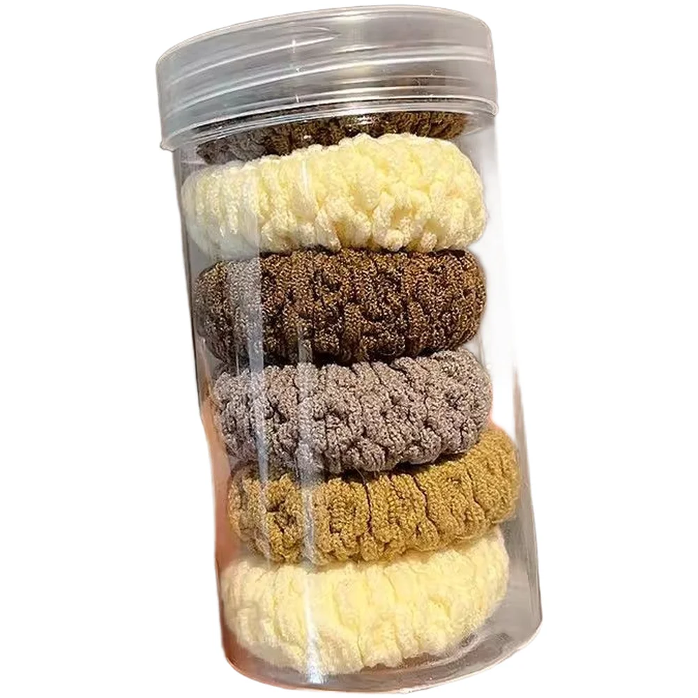 Soft fabric hair ties for For Women featuring thickened design to long lasting use and minimize hair snagging or breakage