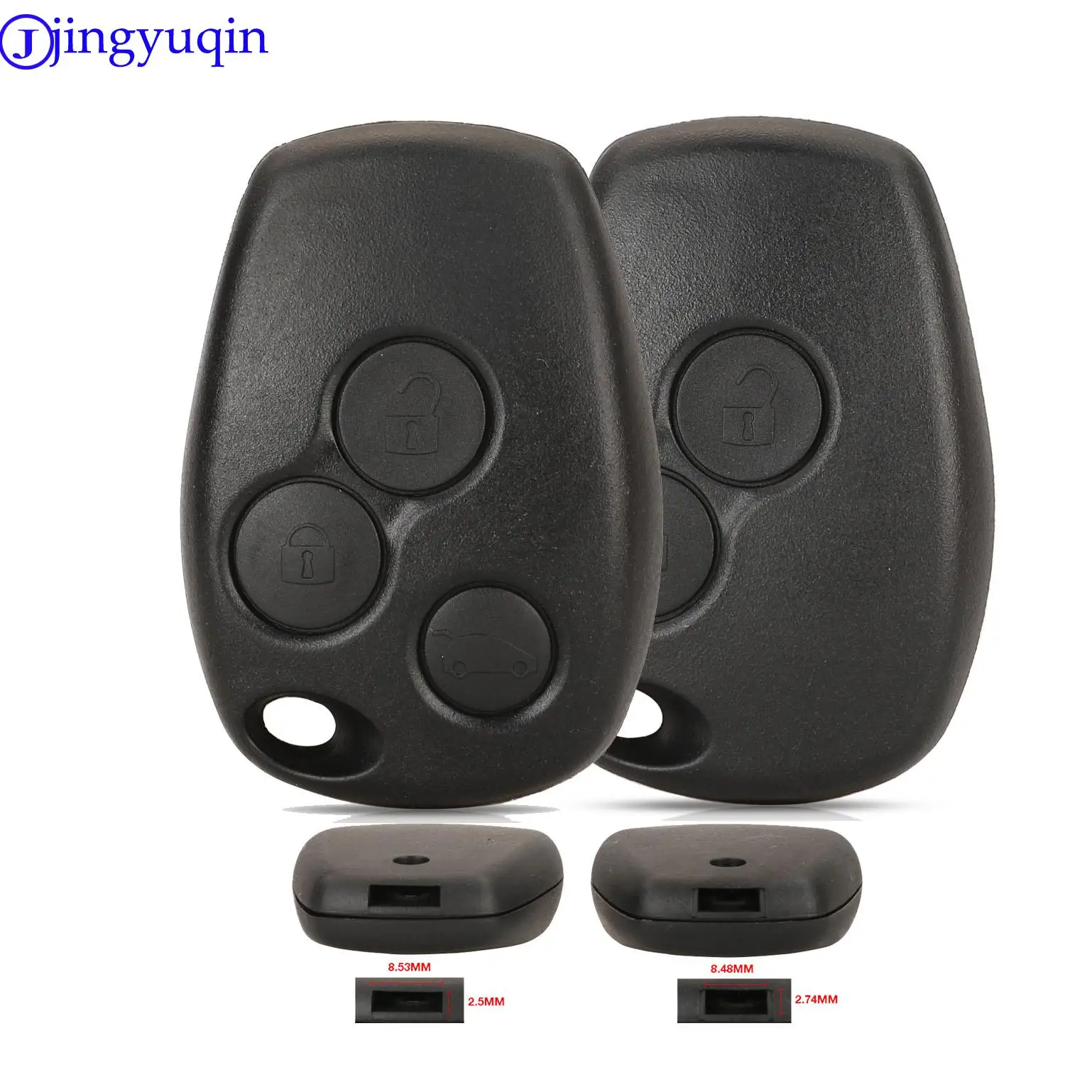 

jingyuqin Remote Key Case For Renault Megane Modus Espace Laguna Duster Logan DACIA Sandero Fluence Clio Kango For Nissan Almera