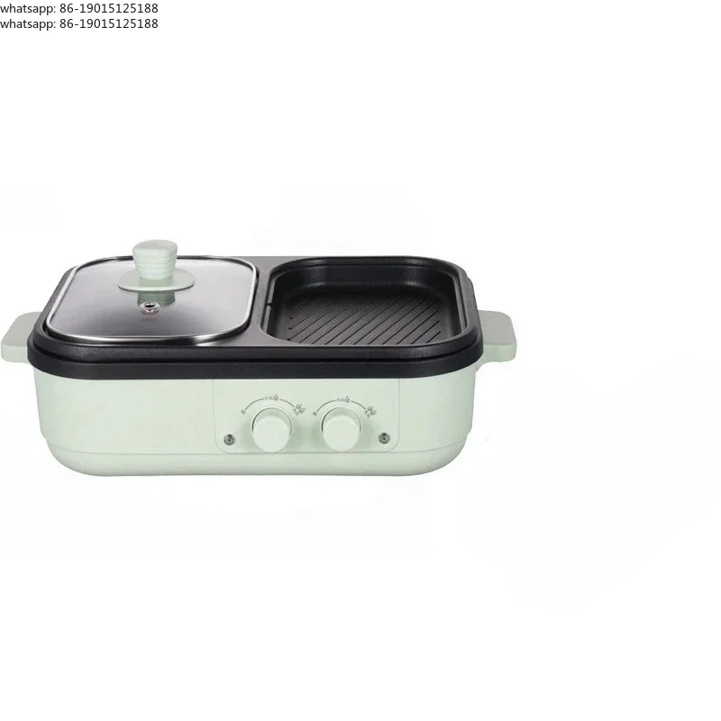 

2-in-1 non stick hot pot and grill multifunctional pot, barbecue hot pot, steak electric stove