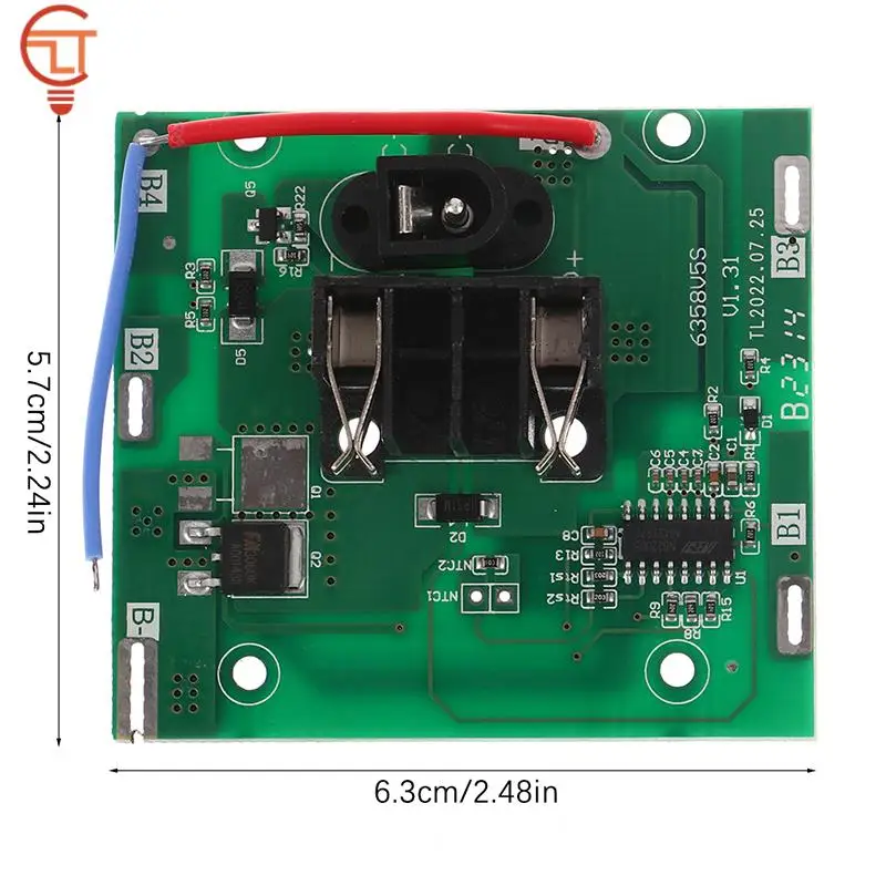 21V Bms 5s 20A Electric Angle Grinder 3.7V Li Ion Battery Protection PCB Board Drill Accessories Drop Shipping