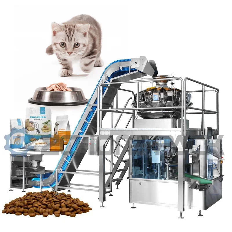 Cat Food Dog Food Pet Food Automatic Sealing Bag Packaging Machine Automatic Weighing Coding Sealing Bag Multi-Bag Type Weight