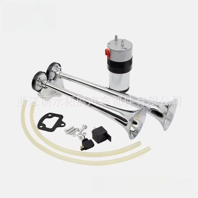 TZ-304 double pipe horn, zinc alloy car horn, clatter, car electrical horn, manufacturer