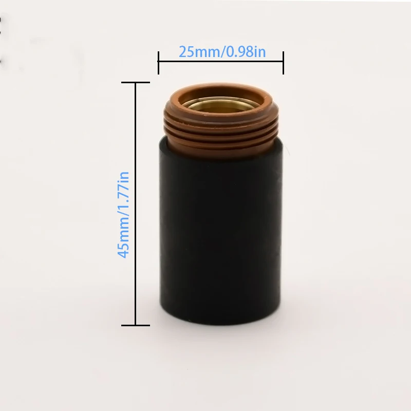 105A Plasma Cutting Gun Accessories Consumables - Electrode  Nozzle  Protective Cap  Fixed Cover  Electromagnetic Ring