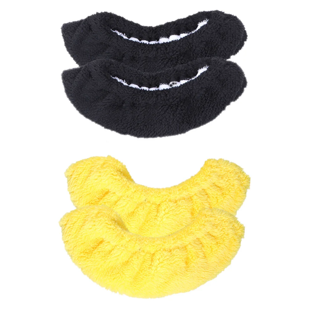 2 Pairs Ice Skates Children Blades Covers Kids Shoe Skating Polyester Scovers Durable Hockey
