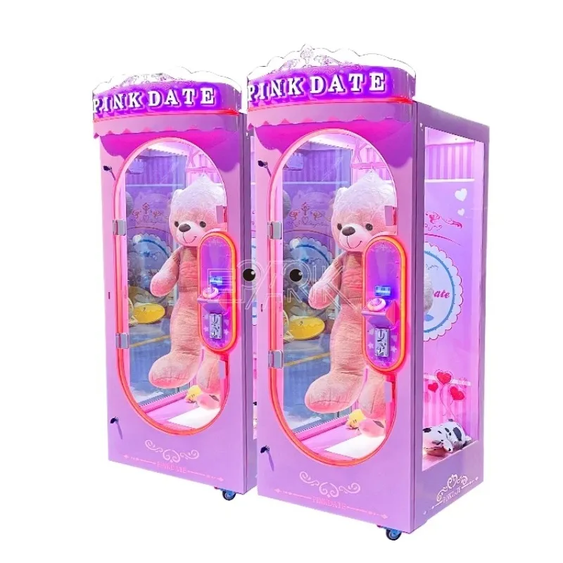 

Wholesale Price Luxury Pink Date Big Toy Cutting Machine Crane Toy Grabber For Tourist Attractions