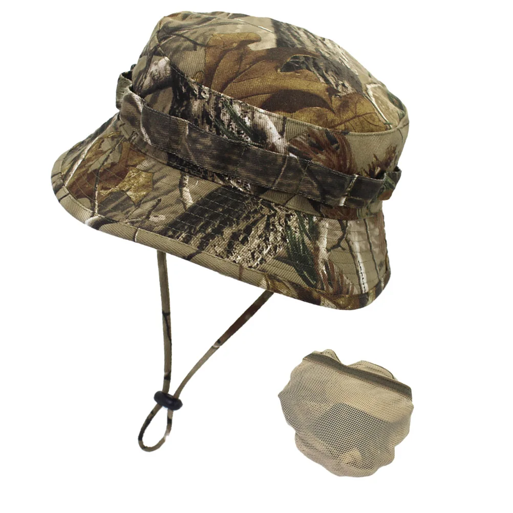 

Soft Bucket Sun Protection Outdoor Hunting Hiking for Men Women Boonie Fisherman Tear-Proof Design All Seasons Fishing Cap