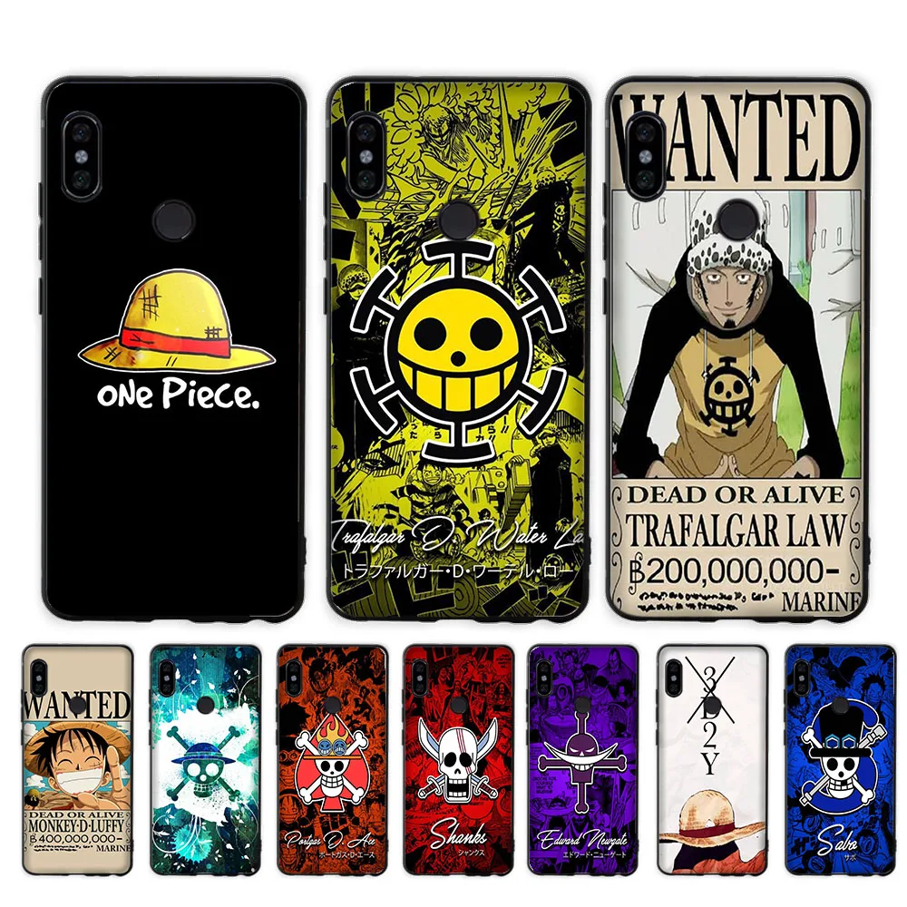 Case for Samsung S7 S8 S9 S10E Edge A6 A7 A8 A9 J2 Prime J4 Core J5 J6 Plus J7 Duo J8 Pro Black Cover ZR43 Pirate Skull Wanted