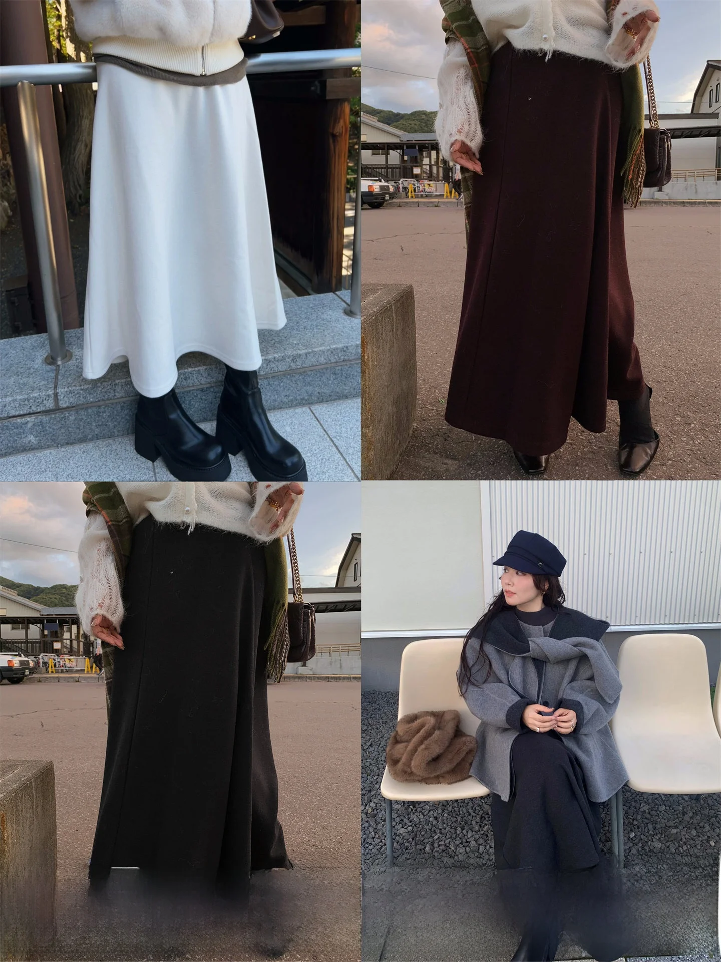 

Женская юбка TheWangs с высокой талией, А-силуэт, миди, для ранней осени, из полиэстера, повседневная, стройнящая, с эффектом коррекции фигуры