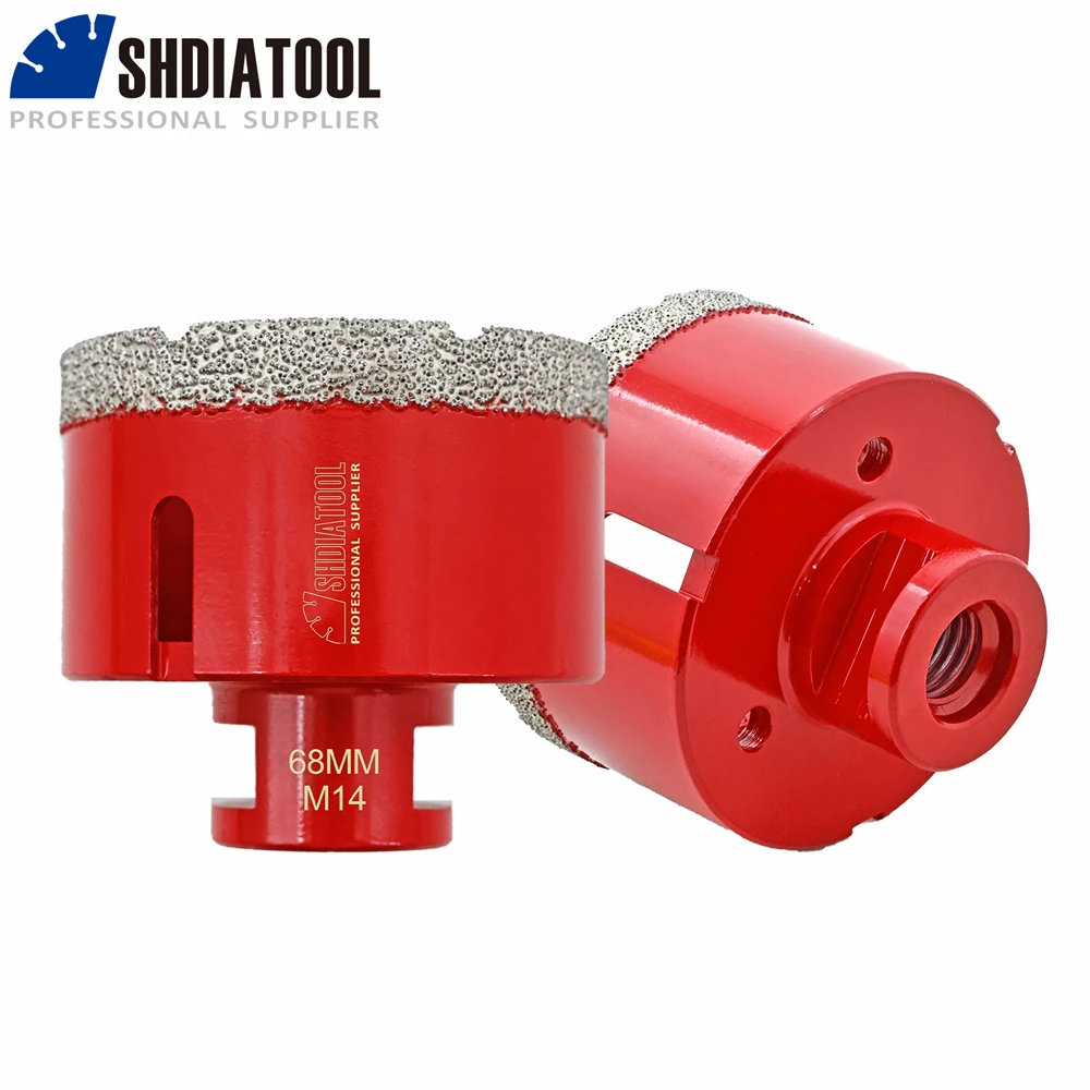 

SHDIATOOL 1Pc Dia50-125mm Drill Core Bit M14 Thread Marble Diamond Drilling Bits Ceramic Tile Granite Crown Hole Saw Opener