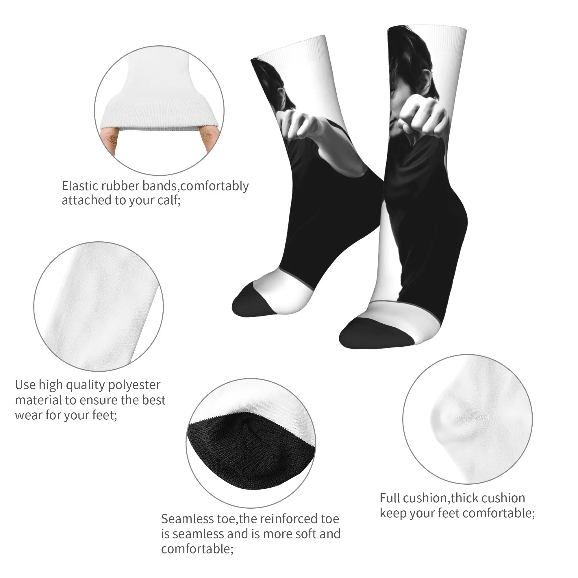 جوارب Lee Byung hun جوارب Kawaii للزوجين جوارب تسلق عالية الجودة تصميم شتوي جوارب مضادة للانزلاق