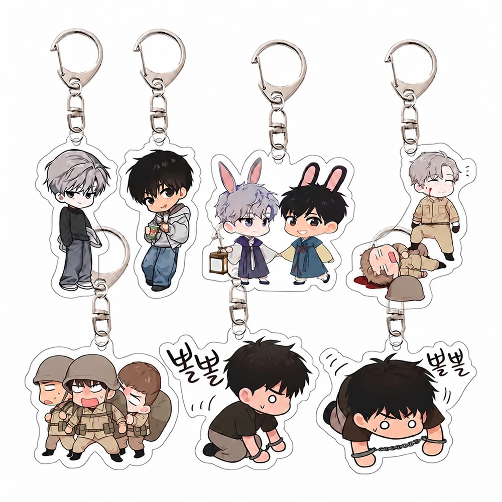 Passion Acrylic Stand Keychain Merch BL Yaoi Manhwa Anime Collectible Figure Desk Display Backpack Pendant Charms Gifts for Fans