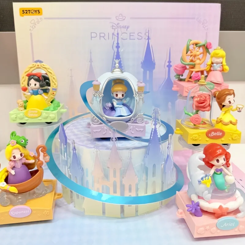 

52toy Disney Princess D-Baby Romantic Parade Series Blind Box Toys Kawaii Anime Action Figure Surprise Mystery Box Dolls Gift