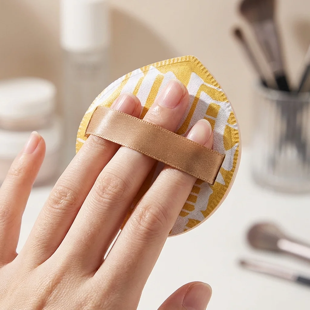 1 Stück Hochdichter, Federnder Foundation-Schwamm, Weicher Nicht-Absorbierender Schwamm für Nass- und Trockenanwendung, Makelloses Make-up-Tool