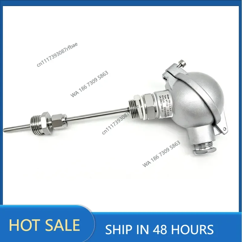iTR10 Armored Thermal Resistance Temperature Sensor, Silver Grey PT100 Fixed Structure Thermal Resistance