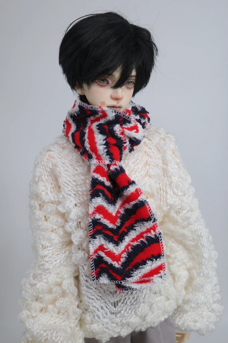 1/4 1/3 Scale BJD Clothes Striped Plush Scarf For BJD/SD MSD SD13 POPO68 SSDF ID75 Strong Uncle Doll Accessories C2114