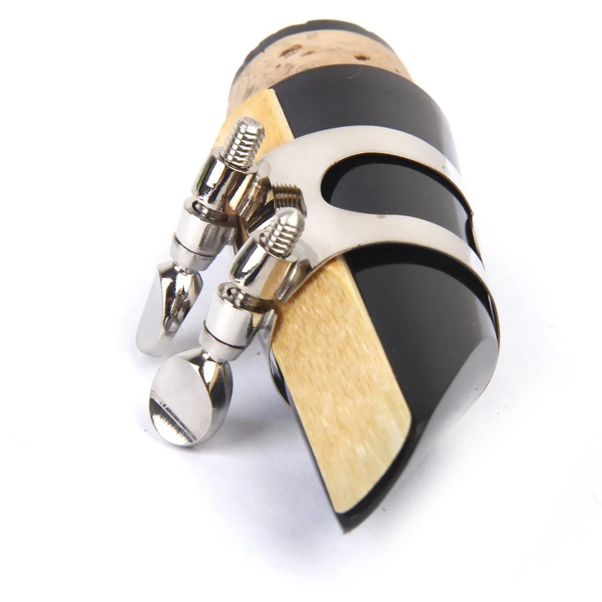 طقم تنظيف الكلارينيت المحمول البلاستيك الأسود القصب المعدني 70x13 مللي متر الحرس 75x12 مللي متر فرشاة 120 مللي متر استخدام مريح أي الكلارينيت #5