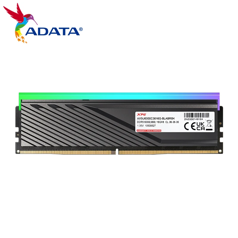 Imagem -04 - Adata-xpg Lancer Lâmina Desktop Módulo de Memória Ram Original Rgb Ddr5 6000mhz 6400mhz 16gb D300g