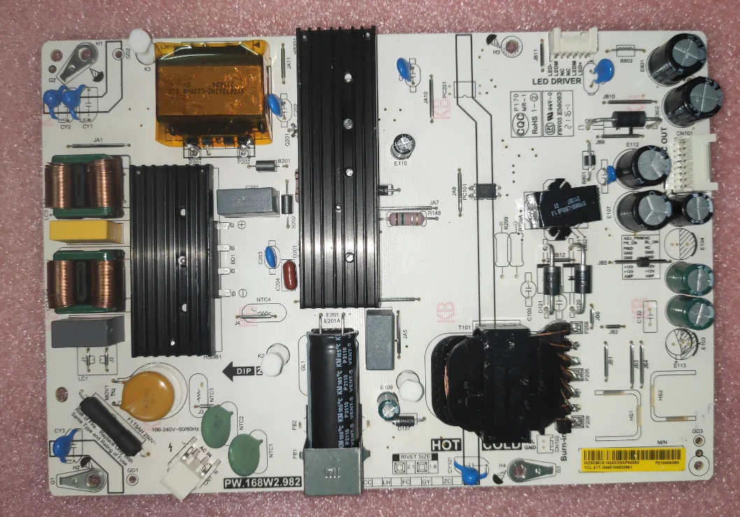 Free shipping! PW.168W2.982  81T-D490100022961  LED TV power board tested well