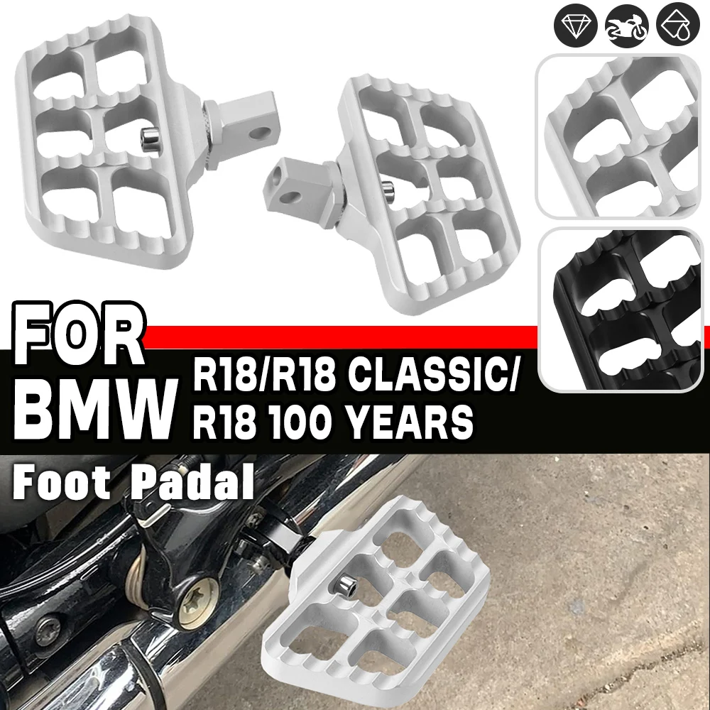 

Fits For BMW R18 Classic R 18 100 YEARS 360 Adjustable Rotatable Front Footrests Motorcycle Rider Anti-Slip Footpegs Rest Pedal