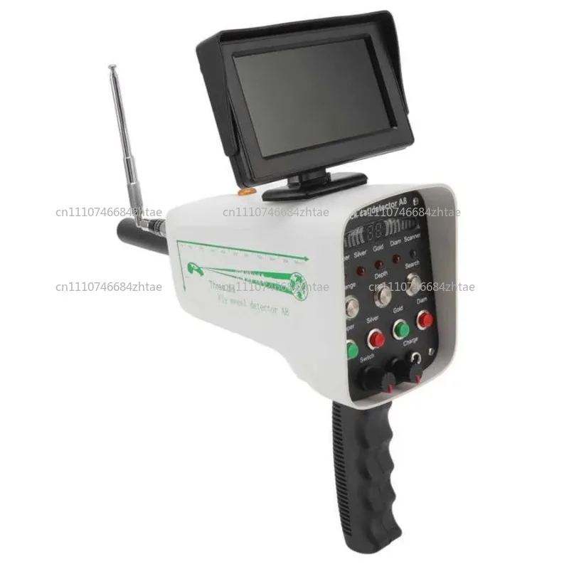 New A8 Professional Metal Detector 30m Depth 1000M Range LCD Display