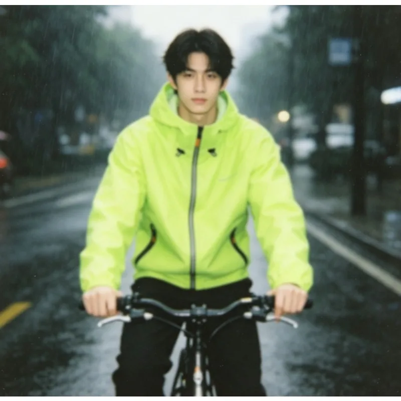 

Men‘s Heavy Duty Waterproof Rain Suit Jacket and Pants Quick Dry Non Slip for Outdoor Cycling Fishing and Hiking