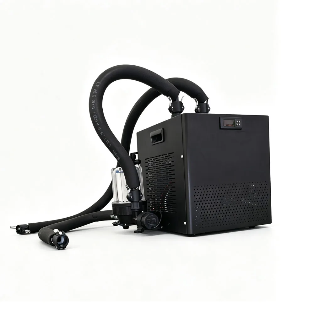 Ice bucket water cooler 0.33 horsepower, water cooling system, maximum capacity 79 gallons