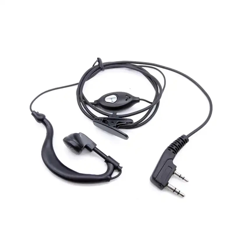 5X 2Pin Headset Earpiece Mic For Baofeng UV-5R UV-82 BF-888s Radio Walkie Talkie рация