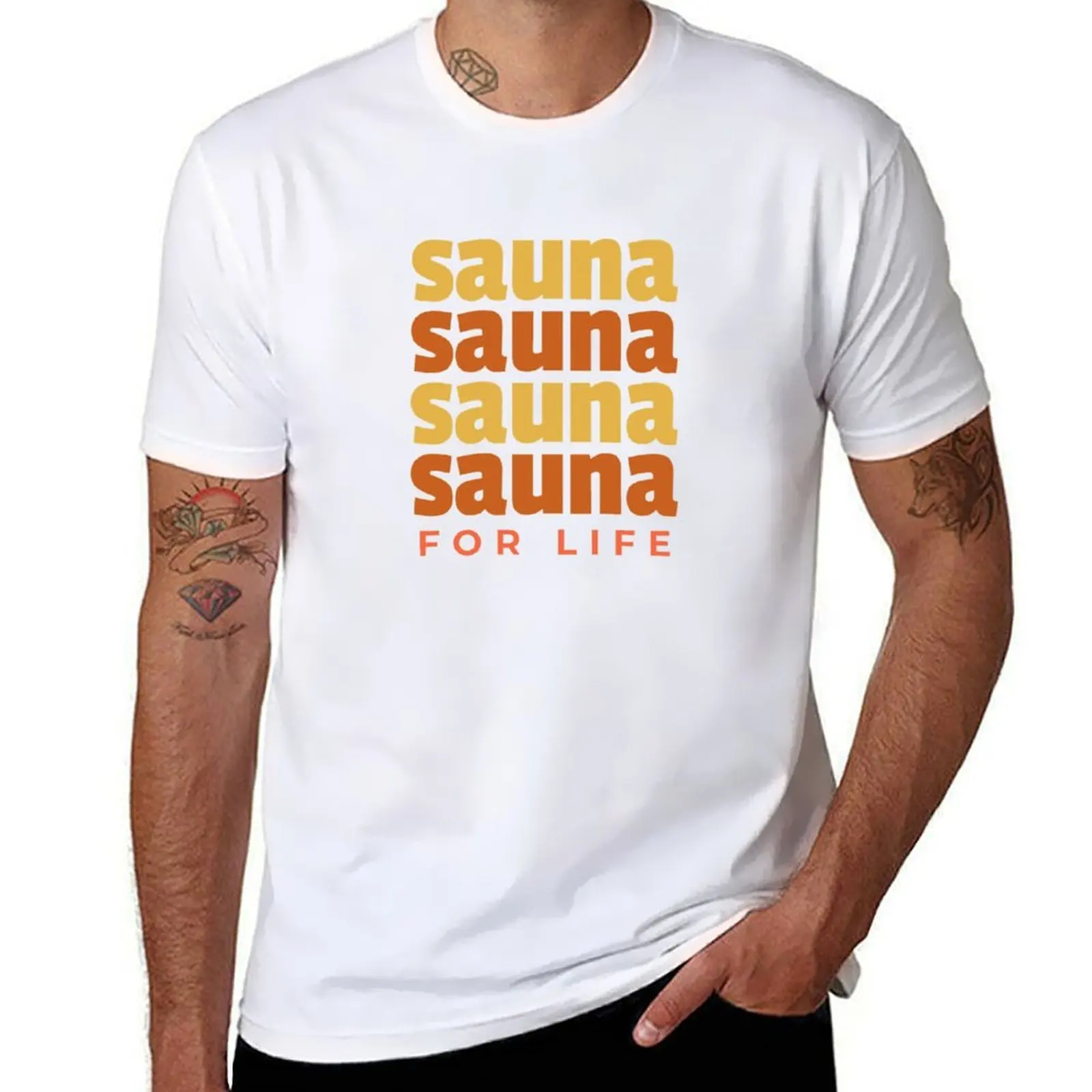 

Sauna for life T-Shirt anime tshirt man t shirt graphic T-Shirt
