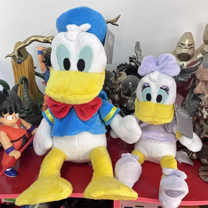 Disney Cute Cartoon Donald Duck i Daisy Duck Super miękka krótka pluszowa poduszka do spania Zabawki Prezenty urodzinowe dla dzieci i świąteczne