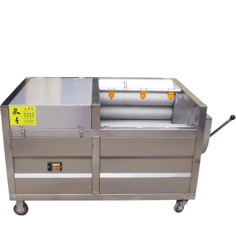 French Fries Making Potato Peeling Machine Peeler Industrial Cassava Washing Machine