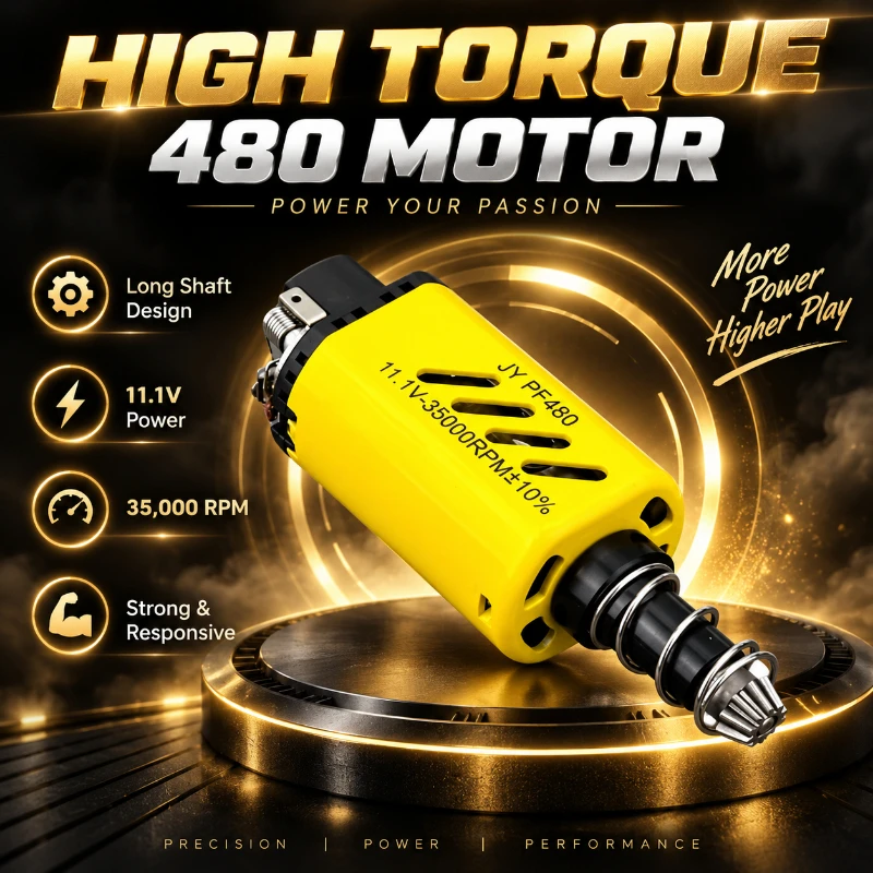 11.1V High Rotation 480 Motor Optional Long Short Shaft 35000RPM DIY Gearbox Repair Spare Components