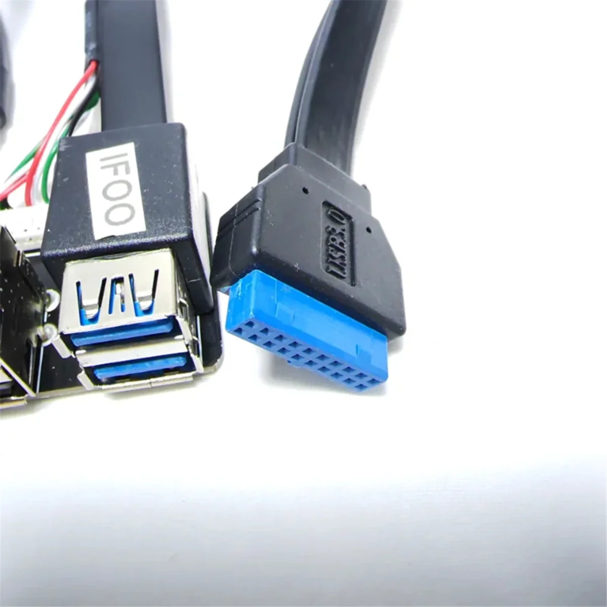 Cabo do painel frontal Cabo do painel frontal do chassi de extensão da placa-mãe 19Pin 9Pin para