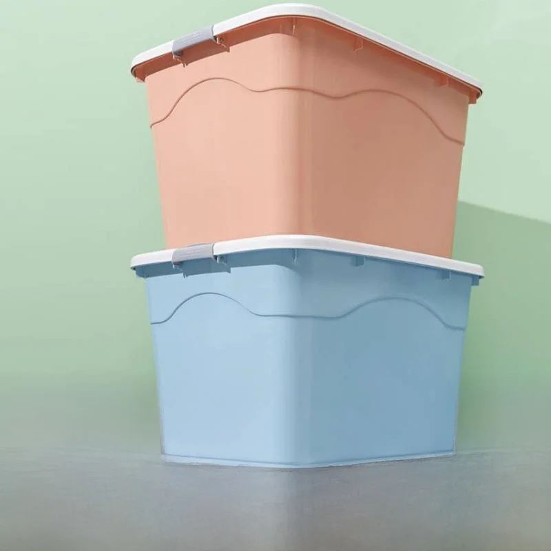 

Large Plastic Storage Box with Wheels for Clothes And Toys Underbed Organizer Box Modern European Sle Home Storage Bin