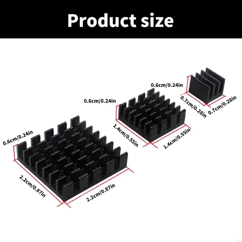 D08B Optimized Heat Sink Pad For OPI5 Aluminum Heatsinks Smooth Surfaces Finish Radiator