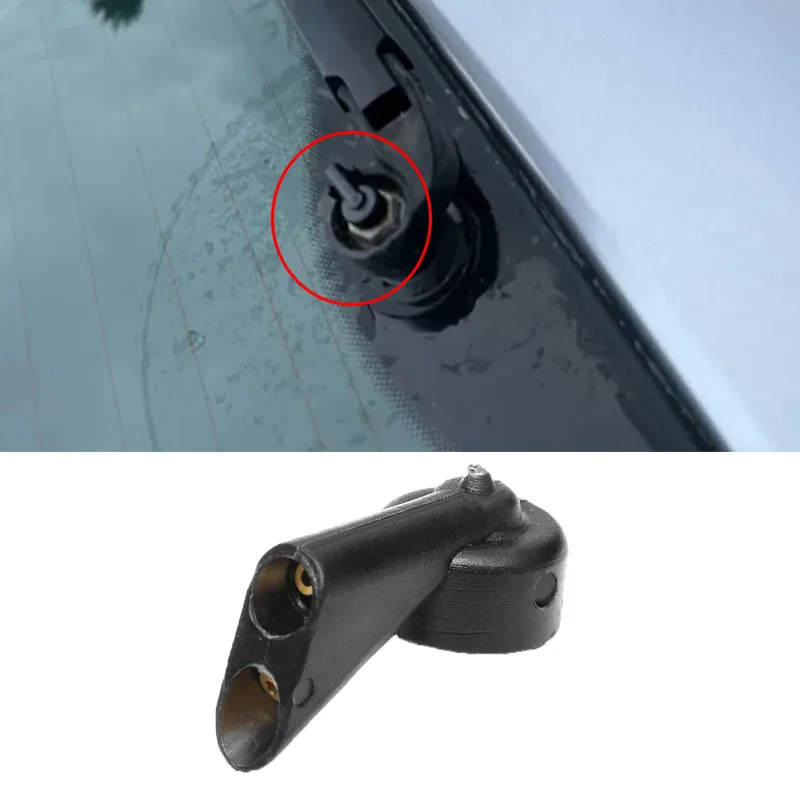 1/2X para Audi A1 Mk1 A3 8p 8v A4 Estate B6 B7 B8 B9 A6 Estate C6 C7 C8 Q3 Q5 limpiaparabrisas trasero brazo arandela boquilla Jet Spray