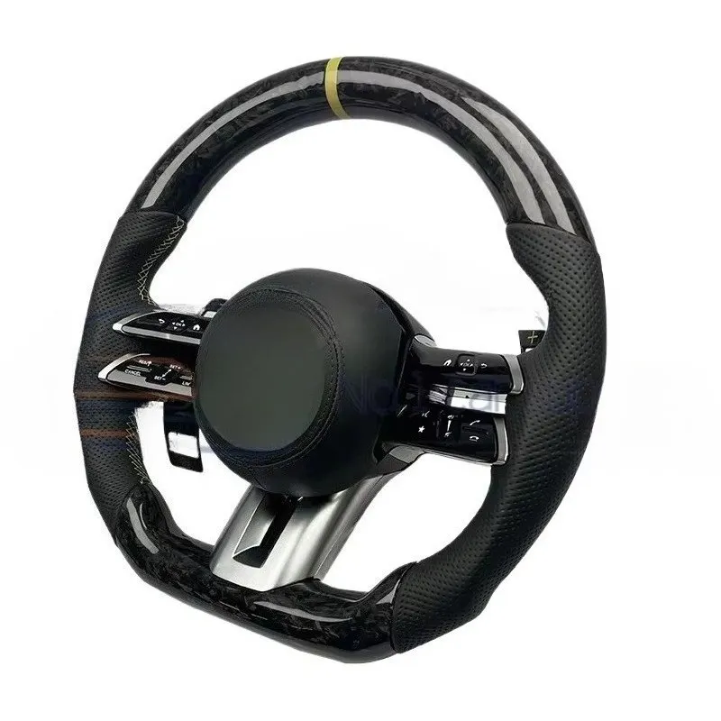 High Luxury Forged Carbon Fiber Modified Steering Wheel for  GLC E S CLS  ZC-222-T-Y-191