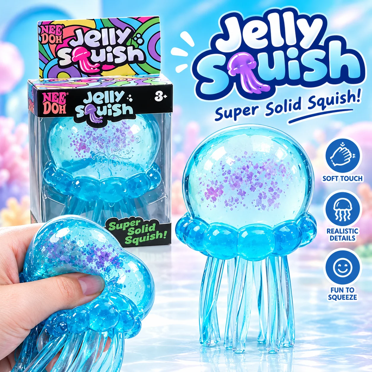 Dr Pepper Squeeze Cube Squishy Toy Stress Relief Fidget Squeeze Toy Stress Reliever Blind Box Surprise Mystery Gift for Adults