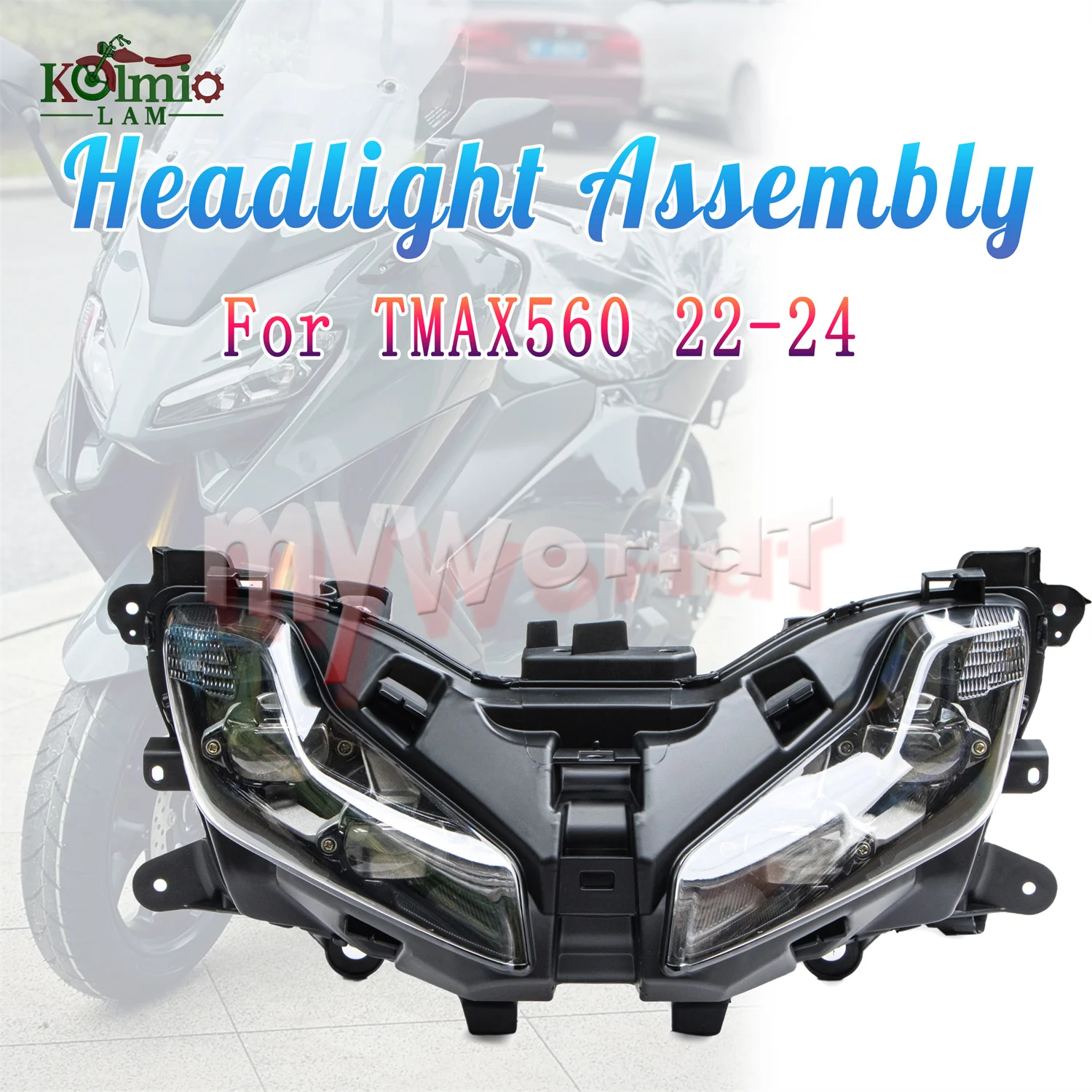 Fit For Yamaha TMAX560 2022 - 2024 TMAX 560 Motorcycle Headlight Headlamp Head Lamp Light Assembly Tech Max XP560