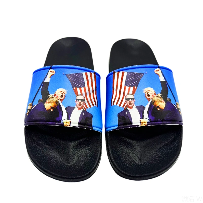 Trump Slippers Living Room Slippers for Men Original Brands Shoes Male Shoes Sneakers Comfortable Man Sandal Adult Men's Sandal