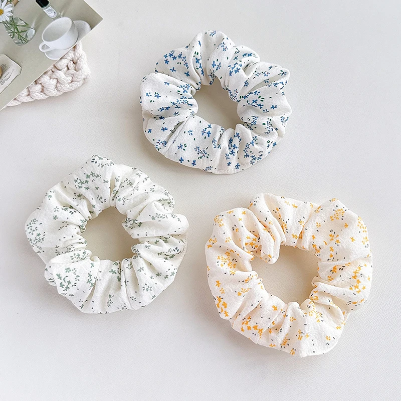 ربطة شعر من نسيج الزهور الصغيرة الطازجة والحلوة على الطراز الكوري، إكسسوار متعدد الاستخدامات ولطيف للفتيات #2