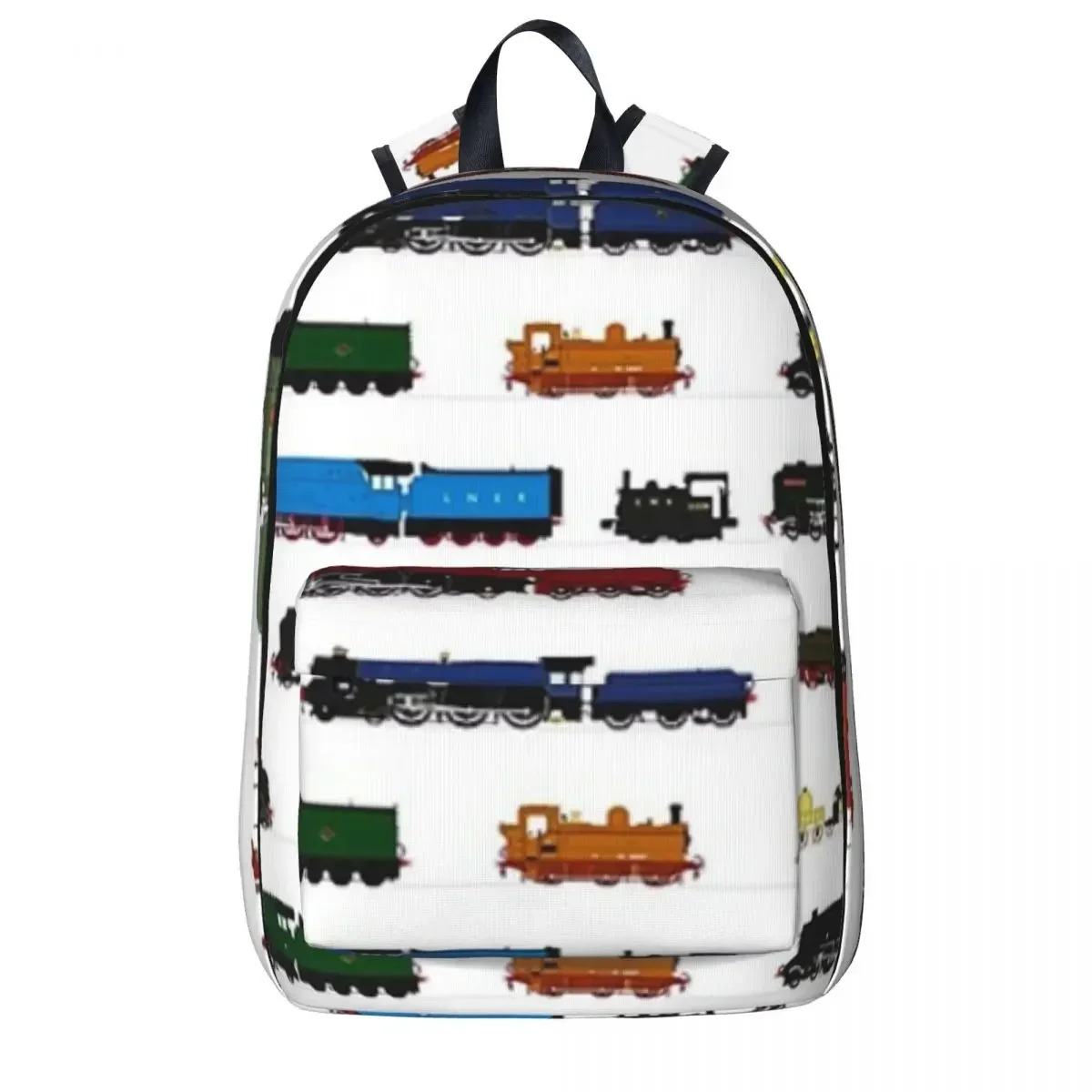 

Iconic British Steam Trains Backpack Casual Student School Bag Laptop Rucksack Travel Rucksack Large Capacity Bookbag